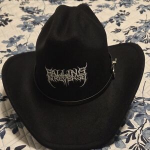 Falling In Reverse Signed Cowboy Hat From God Is A Weapon Tour